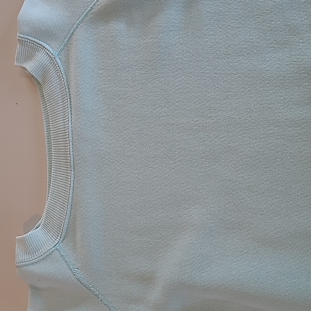 LIKE NEW VTG 90s Hanes Her Way Light Blue Crewneck Sweatshirt - Picture 3 of 10